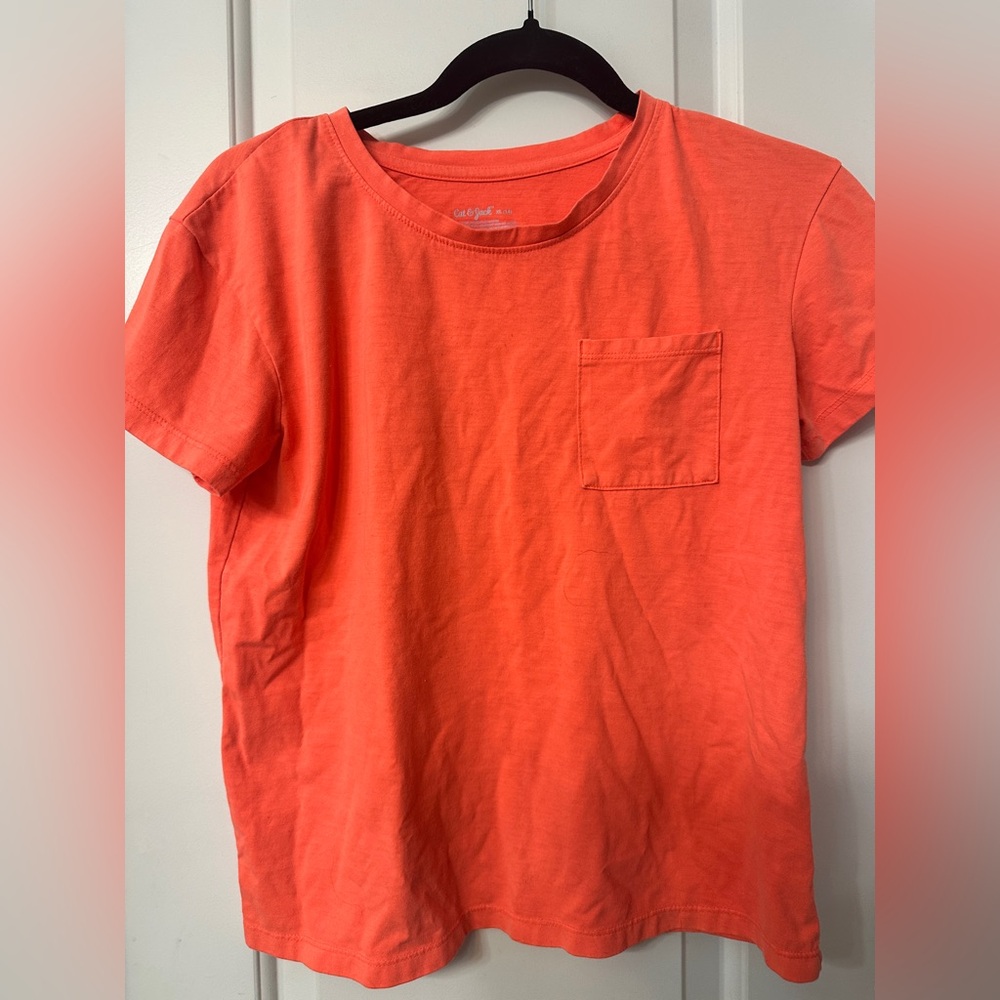 Kid’s Vibrant Orange Pocket Tee